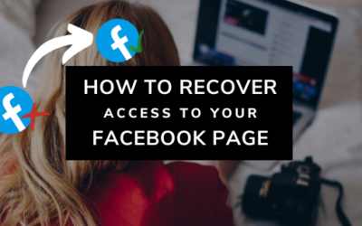 How To Recover Access to Your Facebook Page